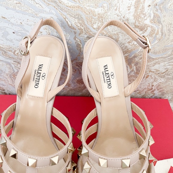New Valentino Multi-Strap Rockstud Slingback pump - Picture 5 of 10